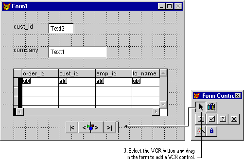 FoxProFormVCRControls screenshot